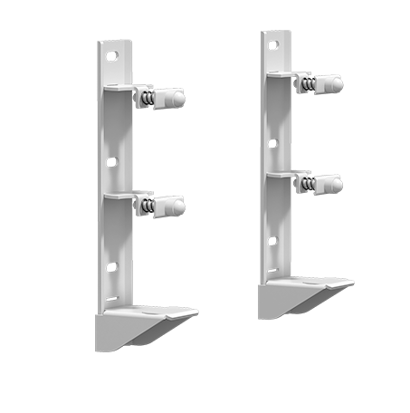 Zehnder HDC35 Wandkonsole, für Charleston H 320 bis 519mm, 5 Stück, weiß RAL 9016 766201