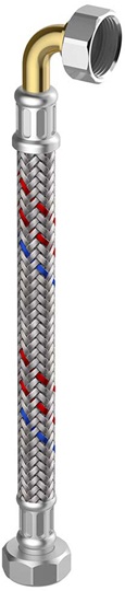 Flamco Meiflex Panzerschlauch S/H/K 3/4" AG x 3/4" Bogen 700mm M5727.1127.70