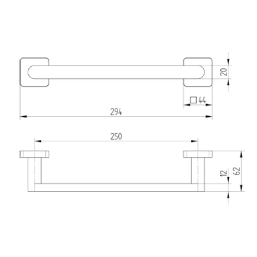 Avenarius Wannengriff 250mm 2403030010