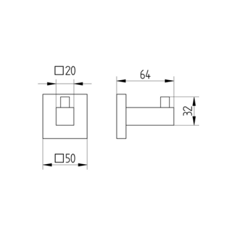 Avenarius Haken mit Konsole 4201610040