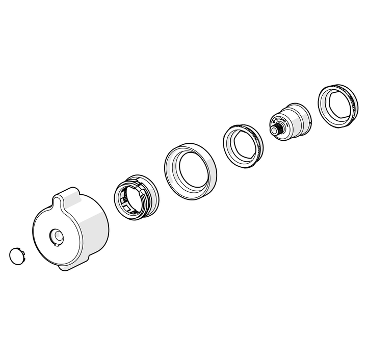Hansa Temperatureinstellgriff chrom 59914754