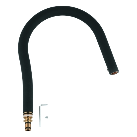 Grohe Brauseschlauch GrohFlexx aus Santopren softschwarz 46968KK0