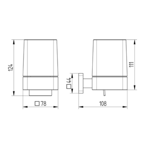 Avenarius Seifenspender für Einhandbedienung Füllmenge 150ml 2401321010