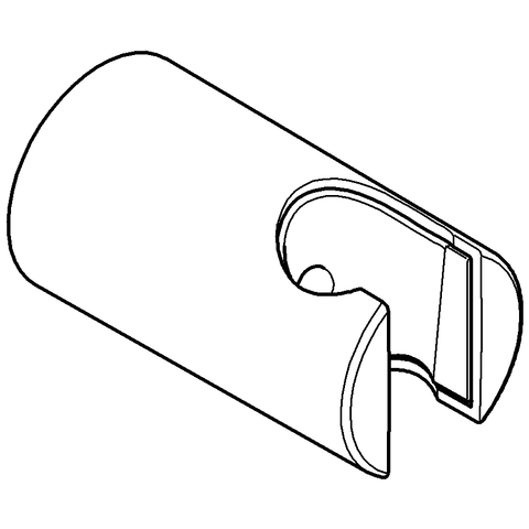 Grohe Rainshower Handbrausehalter chrom, nicht verstellbar, ohne Rosette 27056000
