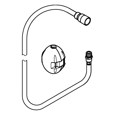 Grohe Brauseschlauch für SmartControl Spültisch-Batterien chrom 48488000