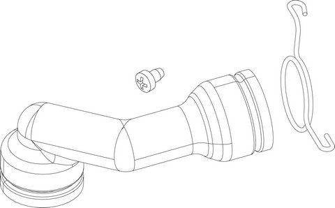 Bosch / Buderus Rohr Siphon flex 87186454220