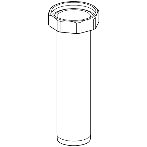 Grohe Abgangsstutzen komplett für WC-Druckspüler Aufputz chrom 43316000