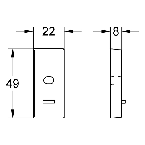 Grohe Ausgleichsscheibe für Relexa / Rainshower Brausestange grau 45914XE0