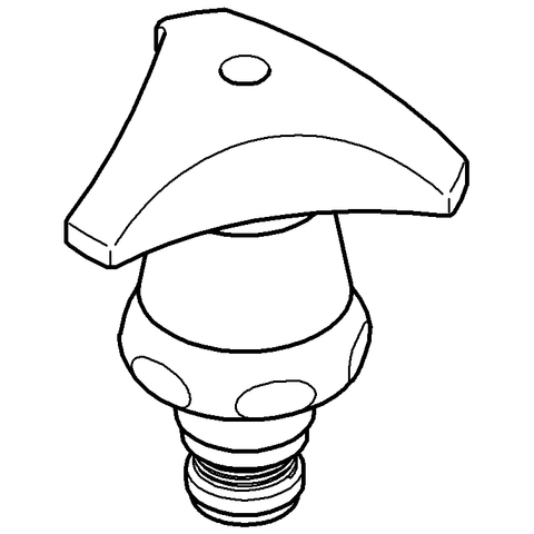 Grohe Oberteil DN15 mit Rückflussverhinderer chrom, Trecorn 41814000
