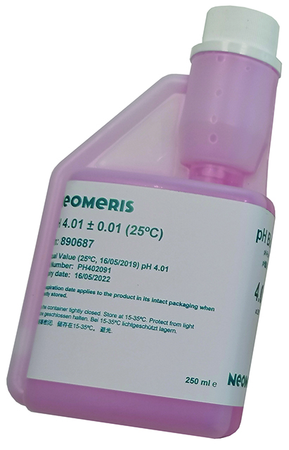 SYR Kalibrierlösung pH 10 als Ersatzteil zum Analysekoffer 3200. Inhalt 250 ml 3200.00.977
