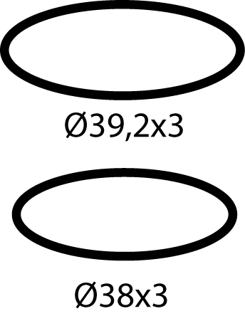Ideal Standard O-Ring-Set, A861189NU