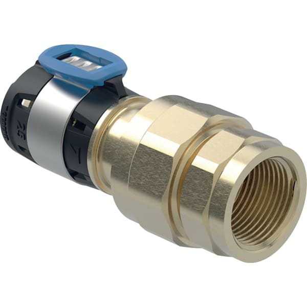 Geberit FlowFit Übergangsverschraubung mit IG SiBr d40-R1 1/2 620.614.00.1