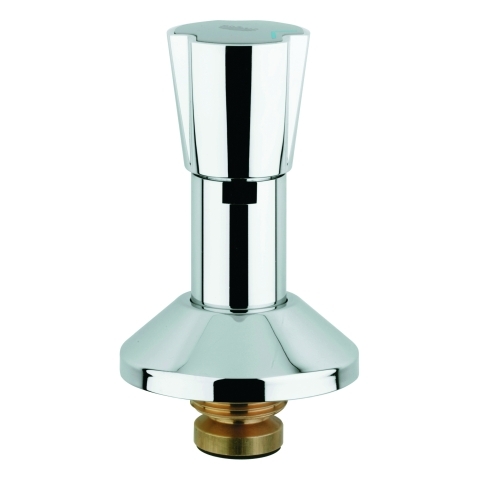 Grohe Oberteil 1'' für Unterputz-Ventile Dreikantgriff blau/rot chrom 11515000