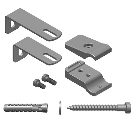 Kermi Abstandshalter-Set 1 DM 20mm weiß RAL9016 ZB03220001