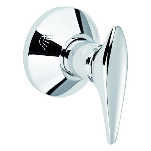 Grohe Umstellhebel mit Rosette für Umstellung 29700 chrom 45064000