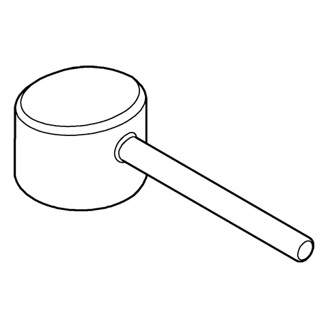 Grohe Hebel für 28mm Kartusche chrom 46966000