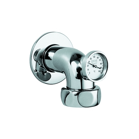Grohe Abgangsbogen Ausladung 90mm mit Thermometer 2"x1 1/2" chrom 12448000