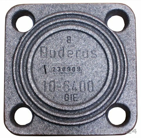 Buderus Flansch vierkant 110 Modell 1106400 5428081