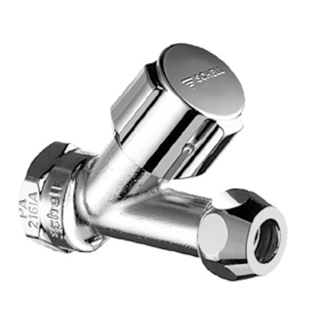 Schell Schrägsitzventil COMFORT kurze Bauform, Anschluss IG, 1/2", chrom 059110699