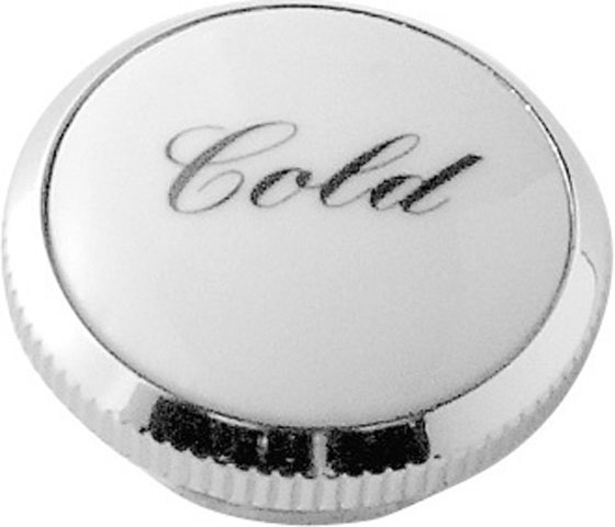 Ideal Standard JADO Zierkappe Cold Retro für Varianten mit Kreuzgriffen chrom H960526AA