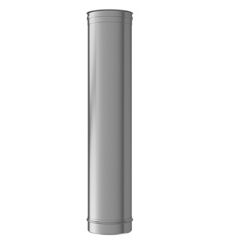 Kermi x-well Rohr L=1000mm DN200, Edelstahl Y2406200004K
