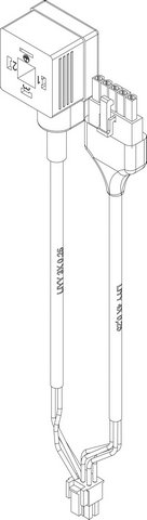 Bosch / Buderus Verbindungsleitung Gebl. WM WIDW 920/3300 8738805141