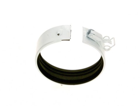 Buderus Klemmband DN100 weiß mit Manschette 7099351