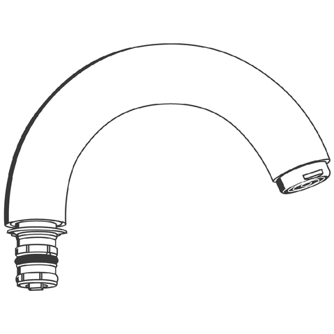 Grohe Auslauf Ausladung: 120mm Höhe 40mm chrom 13014000