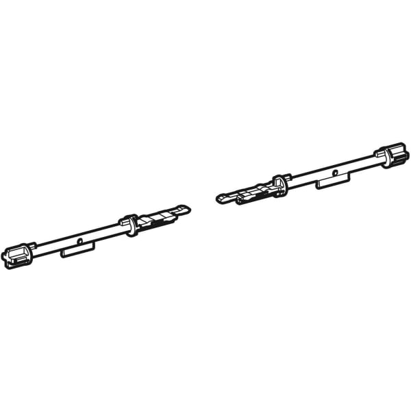 Geberit Set Verbindungsstück für Stabilisierungsstang für ONE Waschtisch-Unterschrank (2 Stück) 245.626.00.1