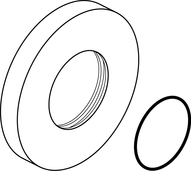 Ideal Standard Jado Rosette, für Wand-Waschtisch-Armatur A861081AA