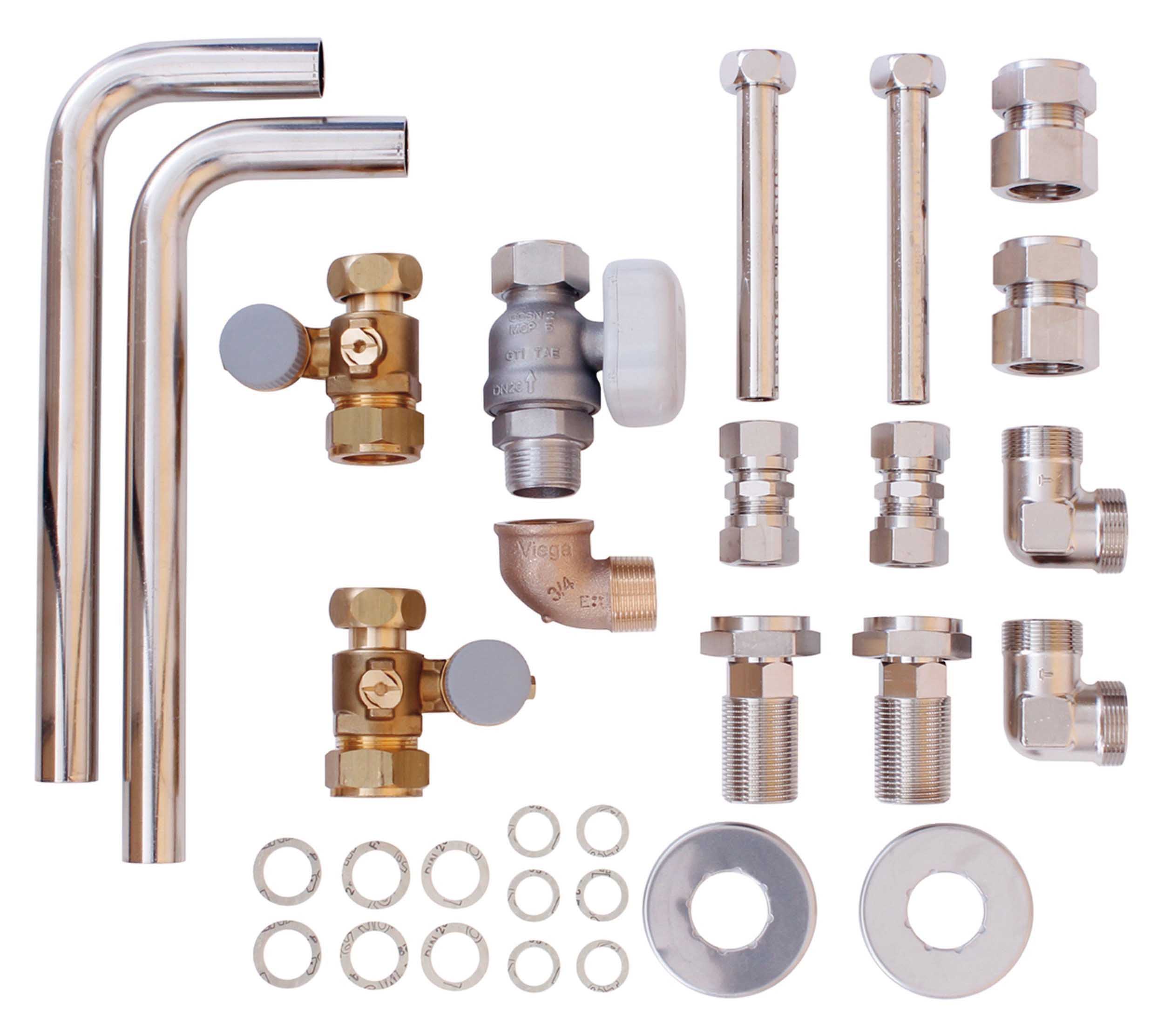 Vaillant VC-Installations-Set Austausch Alt-Installation, Auf-/Unterputz, Rohre kürzbar 0020201902