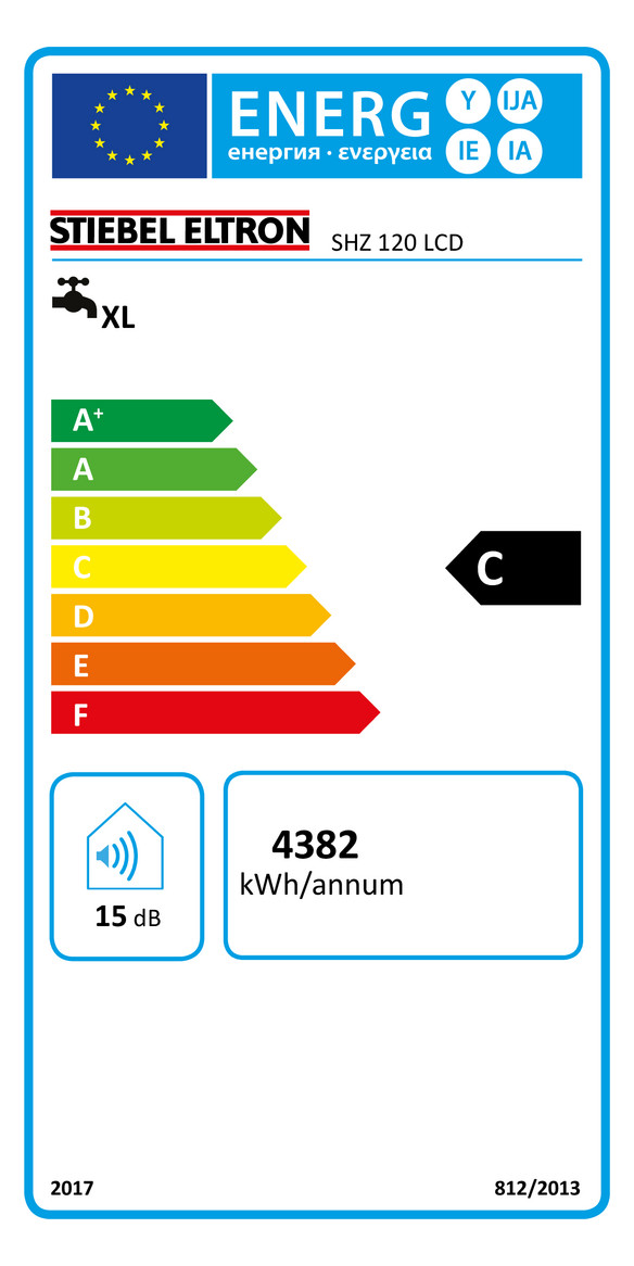 Stiebel Eltron Wandspeicher SHZ 120 LCD, 120 l, 1 bis 6 kW, weiß 231255