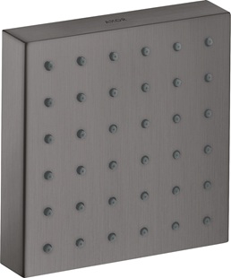 Hansgrohe AXOR ShowerSolutions Brausemodul 120/120 Unterputz eckig, Brushed Black Chrome 28491340