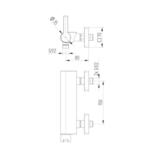 Avenarius AP-Brause-Einhand-Mischbatterie 2306200010