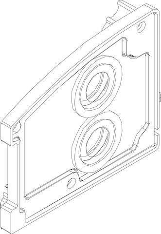 Bosch / Buderus Abdeckung Set unten 7735600218